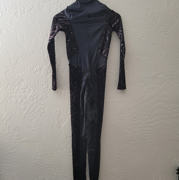 Weissman Exotic Animal Zip-Front Unitard XS Adult - Picture 4 of 8